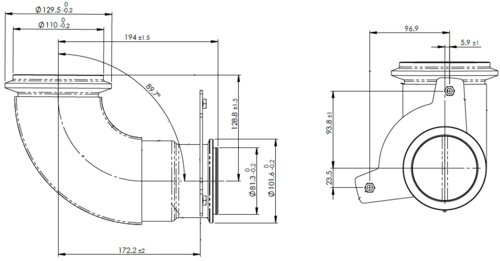 Pipe for Iveco