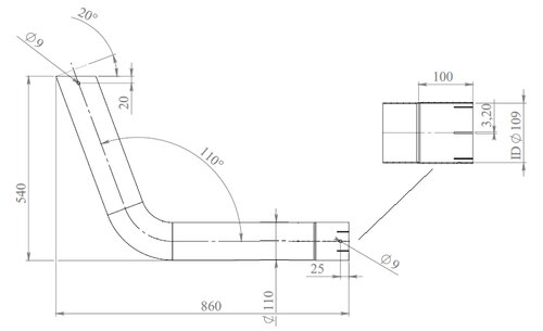 Pipe for Renault