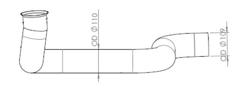 Exhaust Pipe for Renault, E-line