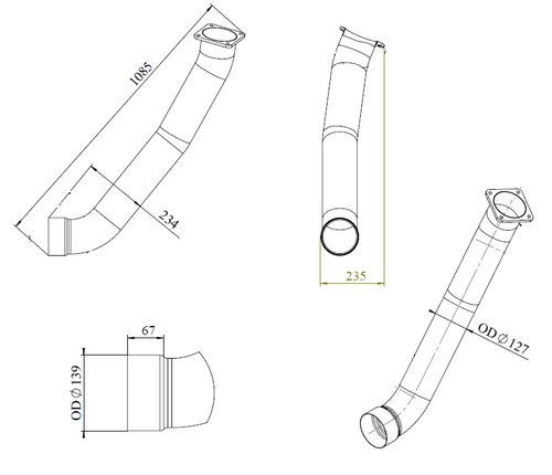 TUBE AVANT-RENAULT-5010491656