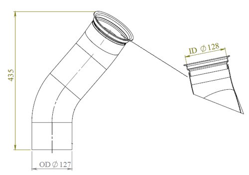 Pipe for Renault