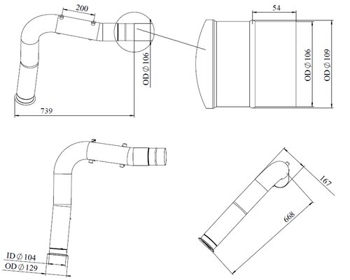 Pipe for Renault