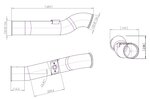 Exhaust Pipe for Scania, E-line