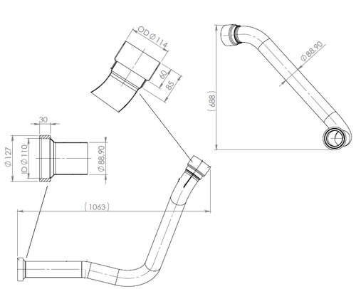 Pipe for Scania