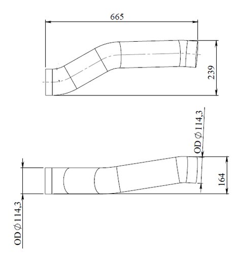 Pipe for Scania