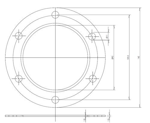 Gasket for MAN/DAF