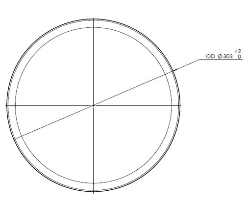 CRT GASKET 11" for Volvo