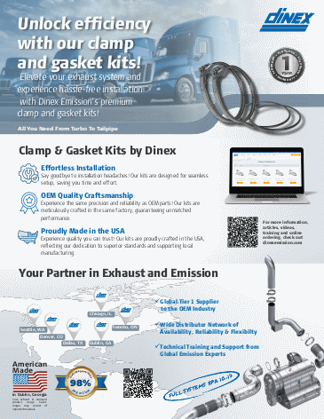 Dinex full range clamp & gasket kits