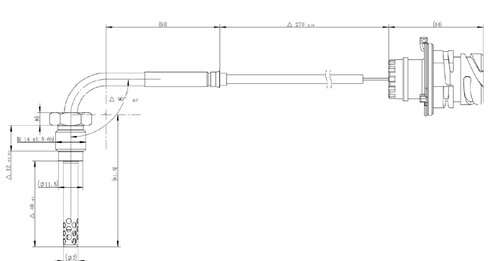 CAPTEUR TEMPERATURE -MERCEDES-006.153.0528