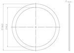 Gasket Low Leakage, Ø=88.9 / L=1.5, mm MICA