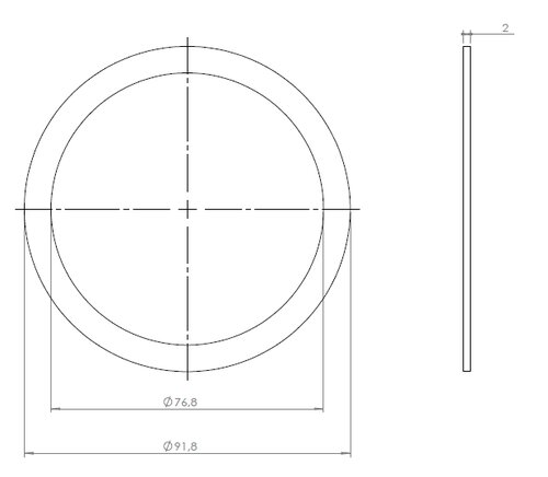 ACCESSOIRE JOINT-UNIVERSEL-LOW LEAKAGE JOINT-  DIA. dia76-1