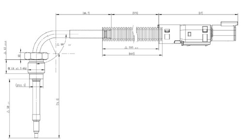 CAPTEUR TEMPERATURE -VOLVO-21225020