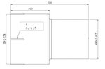 Pipe Adaptor, ID/OD=128/102 L= 200, ALU