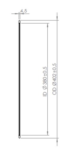 ACCESSOIRE JOINT-UNIVERSEL-JOINT OD402*ID380*4-5MM