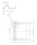 Pipe Connection Male, Ø=114.3 / L=100 mm, INOX