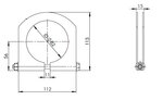 Truck Make Clamp for Iveco, Ø=80-83 mm, ALU