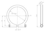 Truck Make Clamp for Iveco, Ø=128-132 mm, ALU