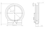 Truck Make Clamp for Mercedes, Ø=48-51 mm, ALU