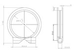 Truck Make Clamp for Iveco, Ø=83-87 mm, ALU