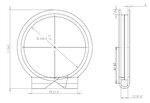 Truck Make Clamp for Renault, Ø=100-106 mm, ALU