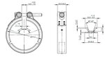 V-Clamp Single Bolt, Ø=76.1 / L=25 mm, INOX