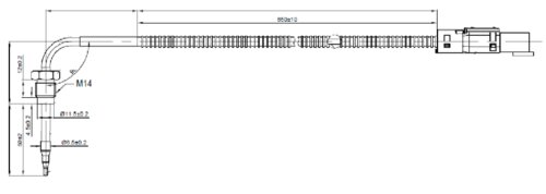 Temperature Sensor for Volvo