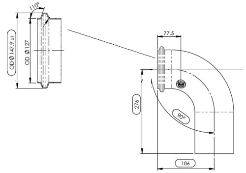 Exhaust Pipe for Volvo
