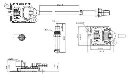 NOx Sensor for Mercedes (Post SCR)