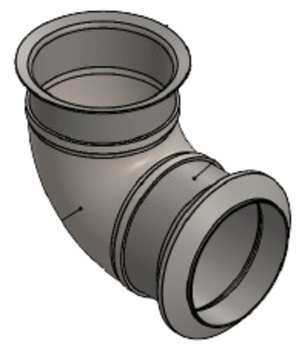 Exhaust Elbow for Peterbilt