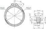 Exhaust Clamp & Gasket Kit for Mercedes