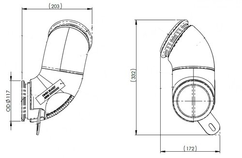 Insulated Exhaust Pipe for Iveco