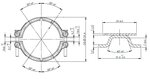 V-Clamp, Double Bolt, Ø=101.6 / L=25 mm, INOX