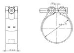 TightFit Clamp, Ø=60-63 mm, ALU