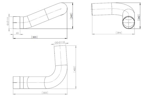 TUBE AVANT-MAN-81.15204.0703