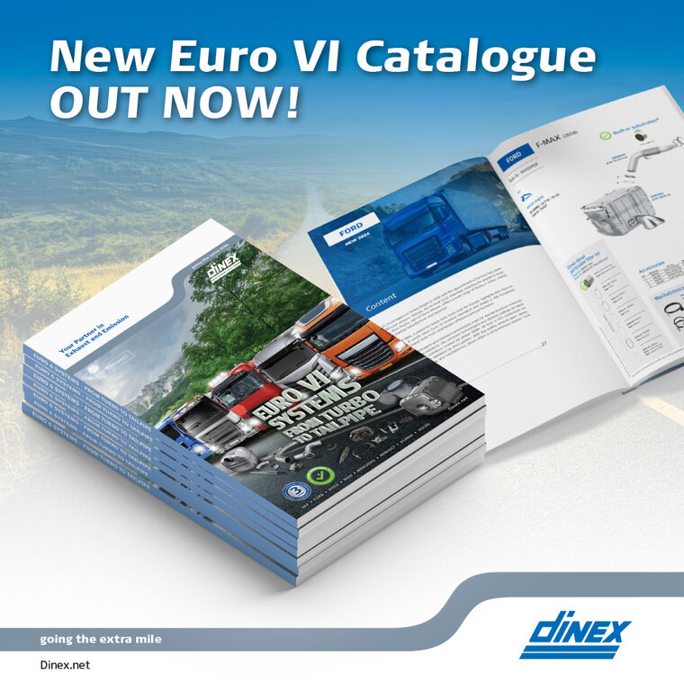 Dinex's new Euro VI catalogue is out now