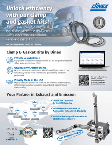Dinex full range clamp & gasket kits