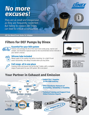 Dinex DEF Injector and Pumps - North America