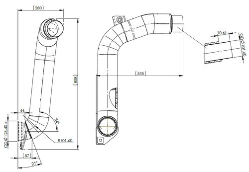 Pipe w. Insulation for Iveco