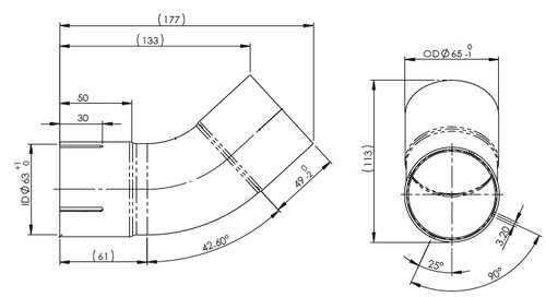 Pipe for Iveco