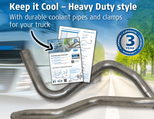 Coolant pipes for Heavy Duty Trucks
