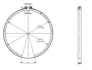 V-clamp for 8AC000