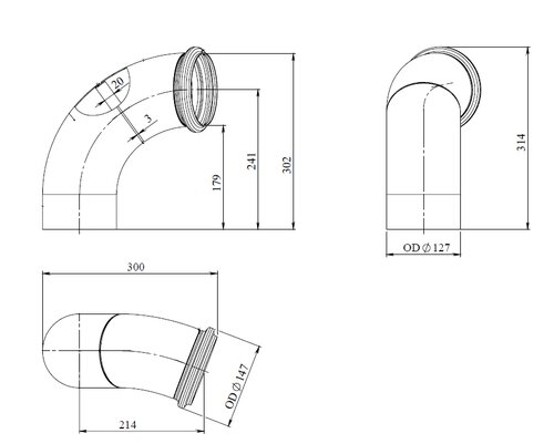 Pipe for Renault