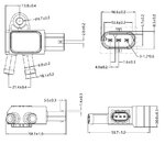 Pressure Sensor for Detroit Diesel