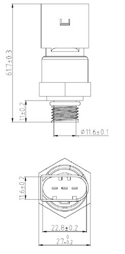 AdBlue© Pressure Sensor for Mercedes