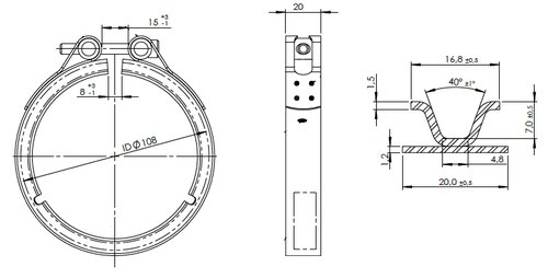 Clamp for Volvo