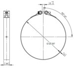 Clamp for DAF