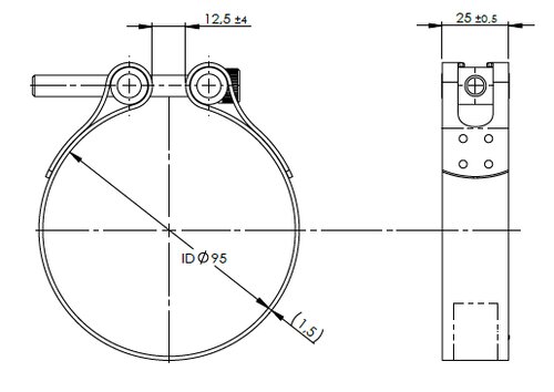 Clamp for Scania