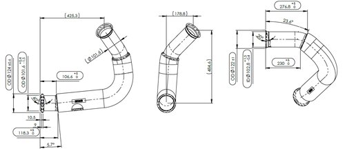 Pipe for Volvo