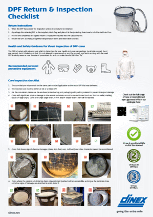 Recon DPF Inspection Poster