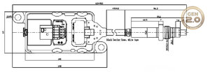 NOx Sensor for DAF (Pre SCR)